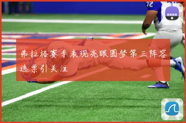 弗拉格赛季表现亮眼圆梦第三阵容选票引关注